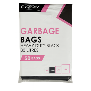 80L Garbage Bag Heavy Duty