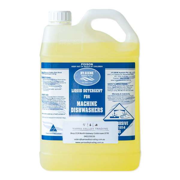 DISHWASHING LIQUID AUTO HY.GIENE (5LTR TAP TO SUIT AVAILABLE)